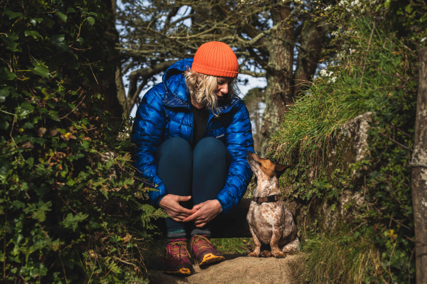 Tin and Copper photography woman and dog outdoors